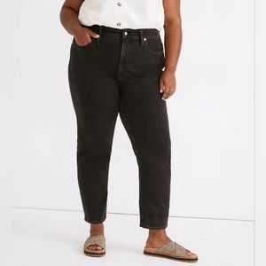 NWT Madewell The Perfect Vintage Jean, Black Stonewash, High Rise, Stretchy, 16W